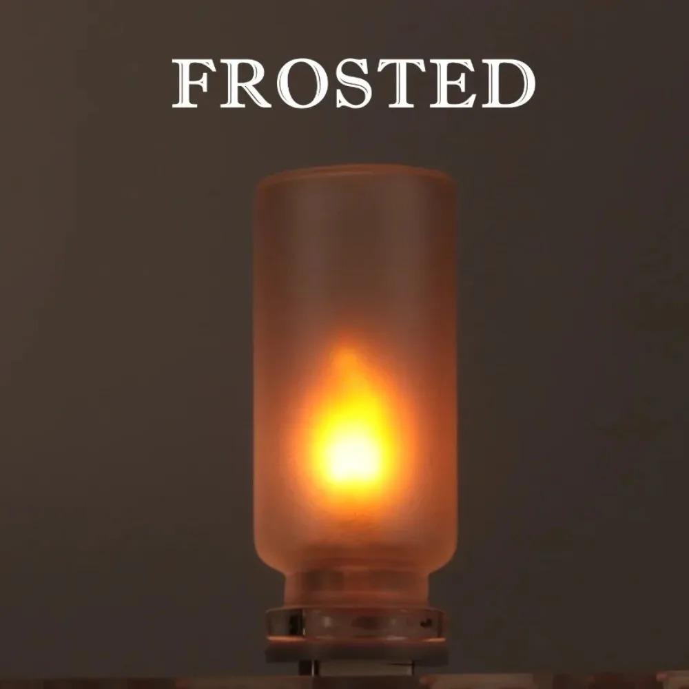 USB Автомобильная Светодиодная Лампа с Эффектом Пламени Огня E27 Имитация Естественного Мерцания Лампа Декор Портативная Plug and Play Декоративная Для Экологичного Освещения Инструменты