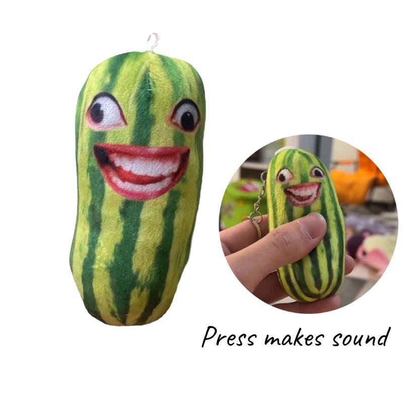 Говорящая плюшевая игрушка в виде ломтика арбуза, очаровательная мягкая игрушка из ПП-хлопка для детей и взрослых