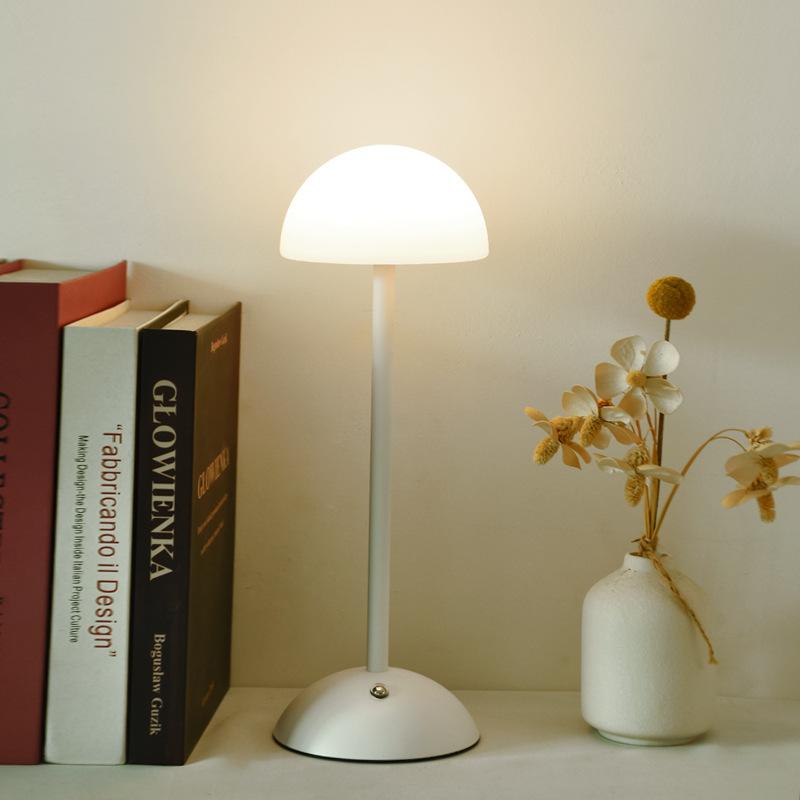 Mushroom Lamp Bar Clear Bar Table Lamp Camping Lamp Creative Touch Charging Table Lamp Atmosphere Bedside Night Light