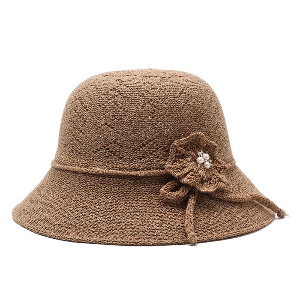 Дышащая шляпа-ведро с козырьком из плетеной ткани, новая пляжная кепка для путешествий на открытом воздухе