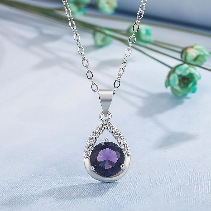 Женское ожерелье Lindon, кулон из медного сплава, циркон, модный подарок