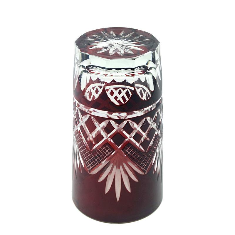 Джинжи Японский Цветной Виски Хрустальный Бокал Бокал для Вина Японский Стакан Эдо Кирри №. 2 Стакана для воды Стакан для виски