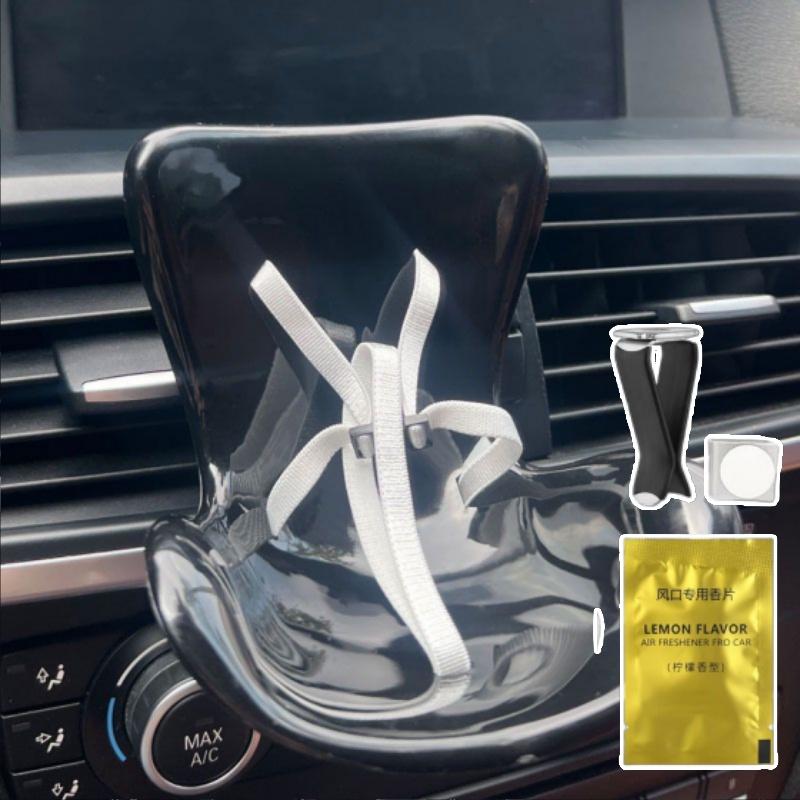 Автокресло для кукол Клипса для воздуховода Декор безопасного сиденья с ароматической таблеткой Украшение для автомобиля для демонстрации Лабубу Игрушечный аксессуар для интерьера автомобиля