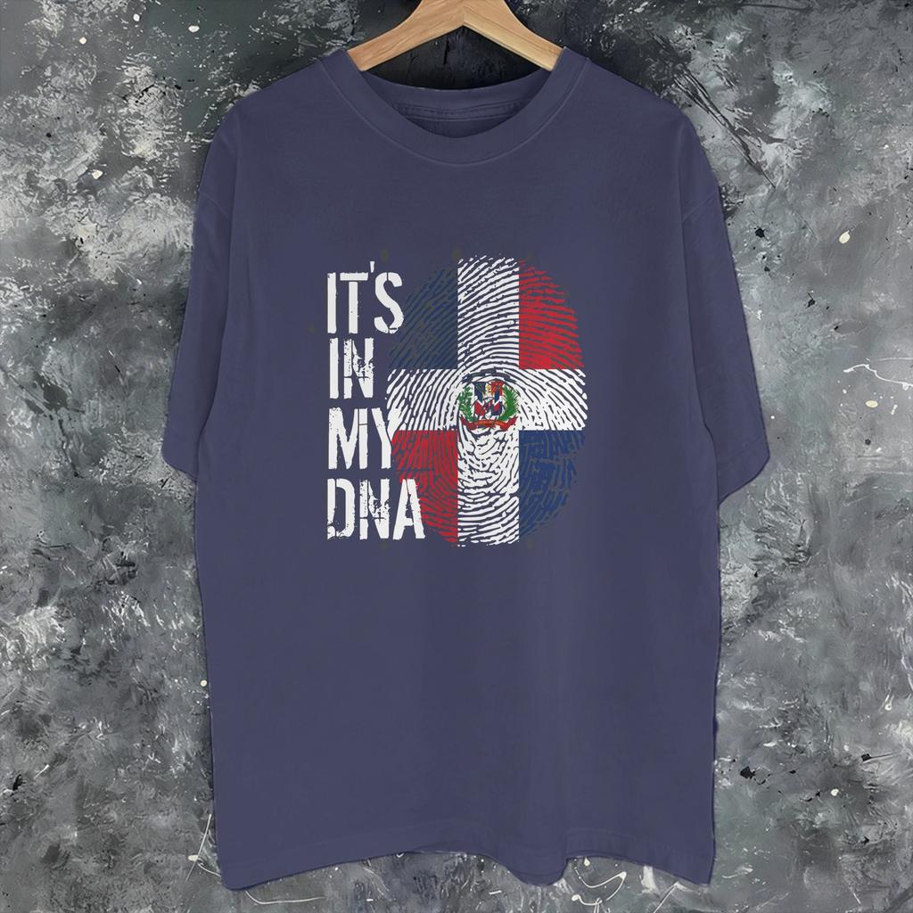 Unisex Women Graphic Print Dominican Republic Tee T Shirt Pure Cotton Tshirts Clothes
