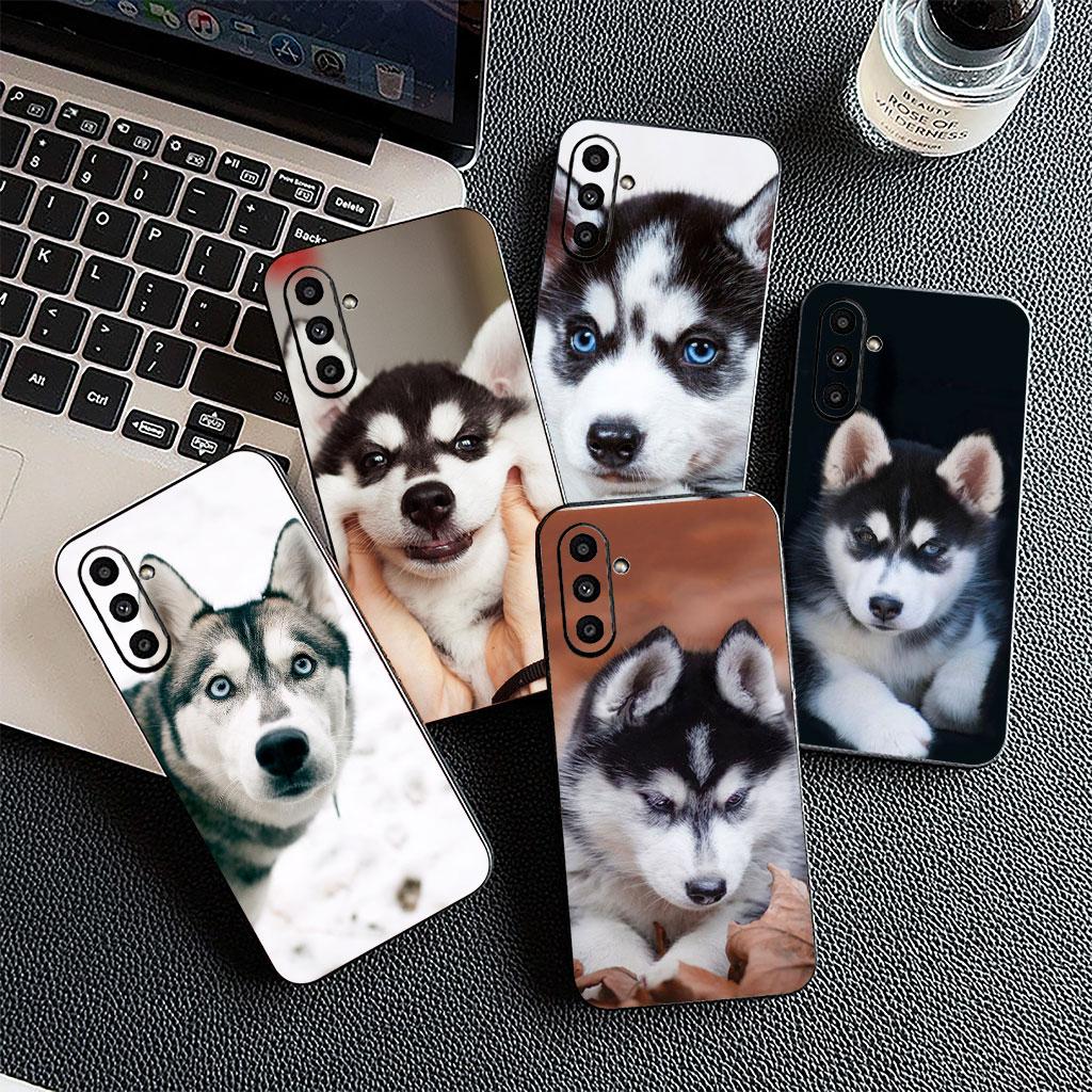 Husky Dog Casing Phone Cover for Motorola Moto Edge 70 60 Fusion NEO Pro G Stylus G56 G96 G52 G04 G05 20 Soft Case