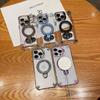 Новый прозрачный магнитный чехол для телефона с двойной подставкой для iPhone 17 Pro Max, Apple 15 и совместимостью с Lens 16 Pro