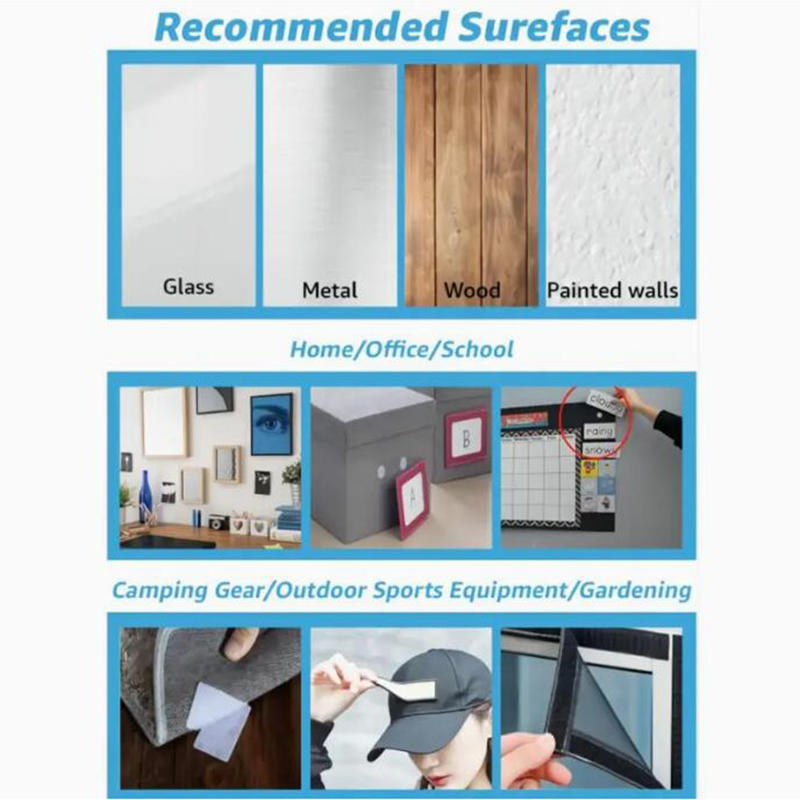 Self-Adhesive Fastener Tape Fixing Stickers Double Side Hook-and-loop Fastener For DIY Crafts Clothing Accessories Carpet Fixing