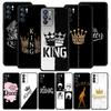 Чехол для телефона King Queen Lovers для Oppo Find X5 A54 A53 A52 A9 2020 A15 A95 A76 A74 A12 Reno7 SE Reno6 Pro Plus 5G