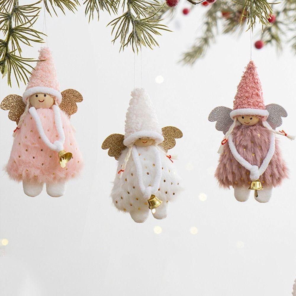 Elegant Christmas Hanging Girl Doll Creative Christmas Girl Dolls Ornaments Home Decor