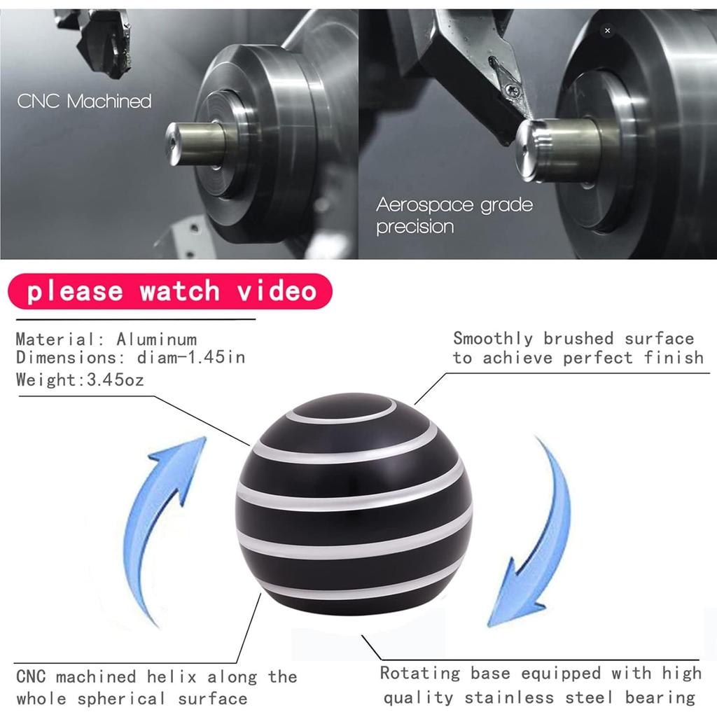 Игрушки для игрушек на рабочем столе для кинетической игрушки, крутые гаджеты, крутые штучки, вращение 180 секунд, игрушка для снятия стресса для оптической иллюзии, подарок для офиса, школы, дома