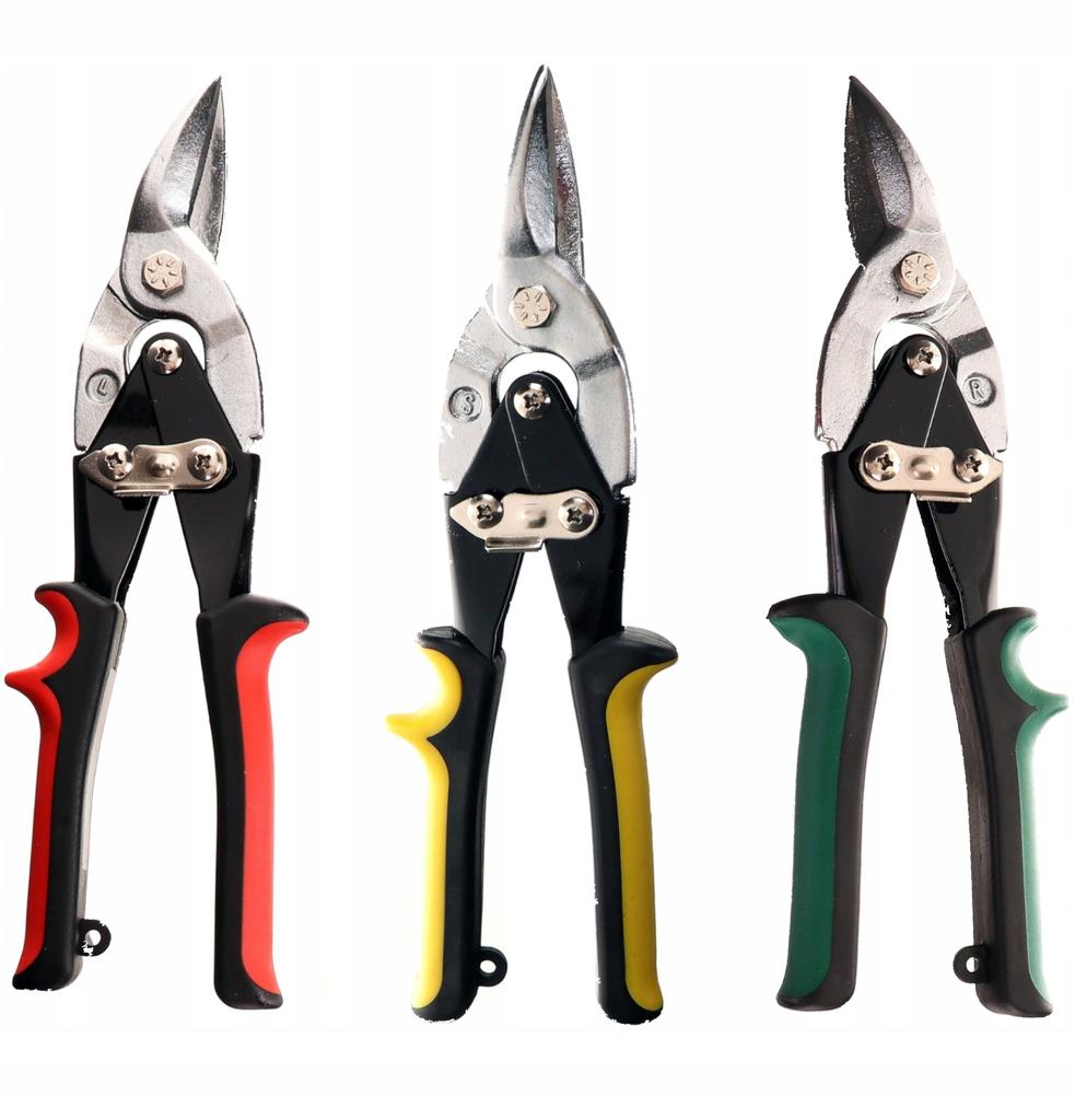 Left Right Straight Sheet Metal Scissors Set of 3 Kd10359