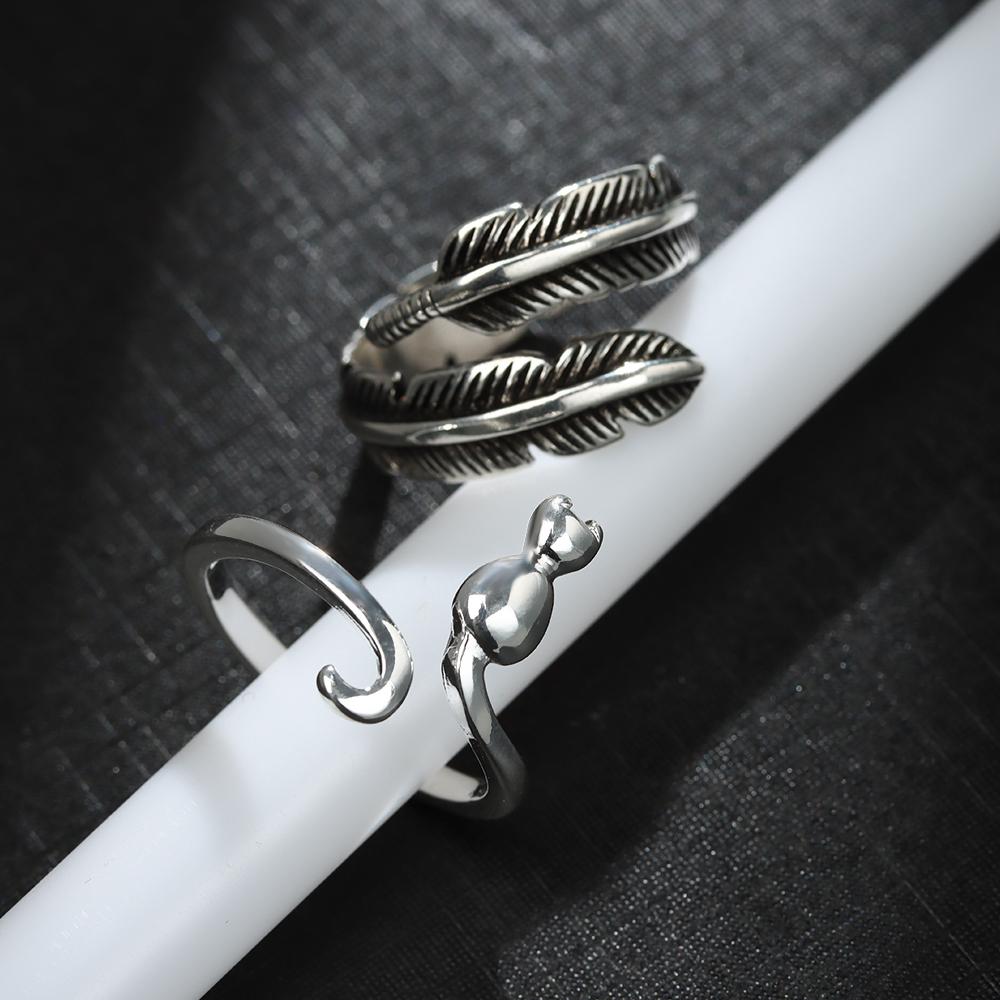 Adjustable Jewelry Finger Wear Thimble Crochet Loop Knitted Ring Knitting Loop Sewing Hook