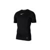T Shirts Men's Black Crew Neck Moderate (Unisex) T-Shirts CT8460 010
