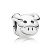 New Fine S925 Sterling Silver Bear Pig Chicken and Duck Charm DIY Bead Dangle Pendant Fit Original  Bracelet Women Jewelry