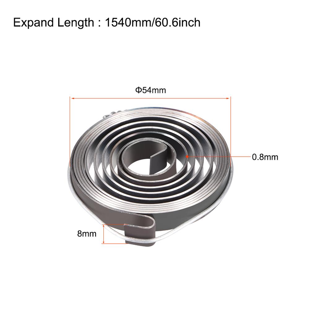 UXCELL Drill Press Spring Drill Press Quill Feed Return Coil Spring Assembly Spring Steel Chemical Blackening Finish 1PCS