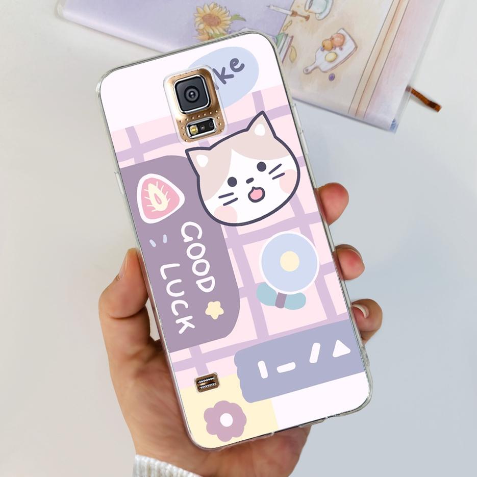 Чехол для Samsung Galaxy S5 SM-G900F G900I G900M Стильный painted Cover Мягкий силиконовый чехол для телефона Для Samsung S5 S 5 GalaxyS5 Shell