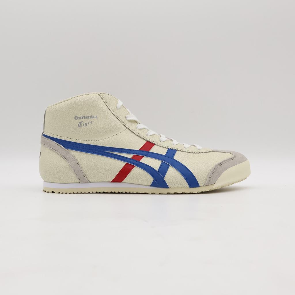 1183B577-102 Onitsuka Tiger Mexico Mid Runner Белый Синий (Мужской)