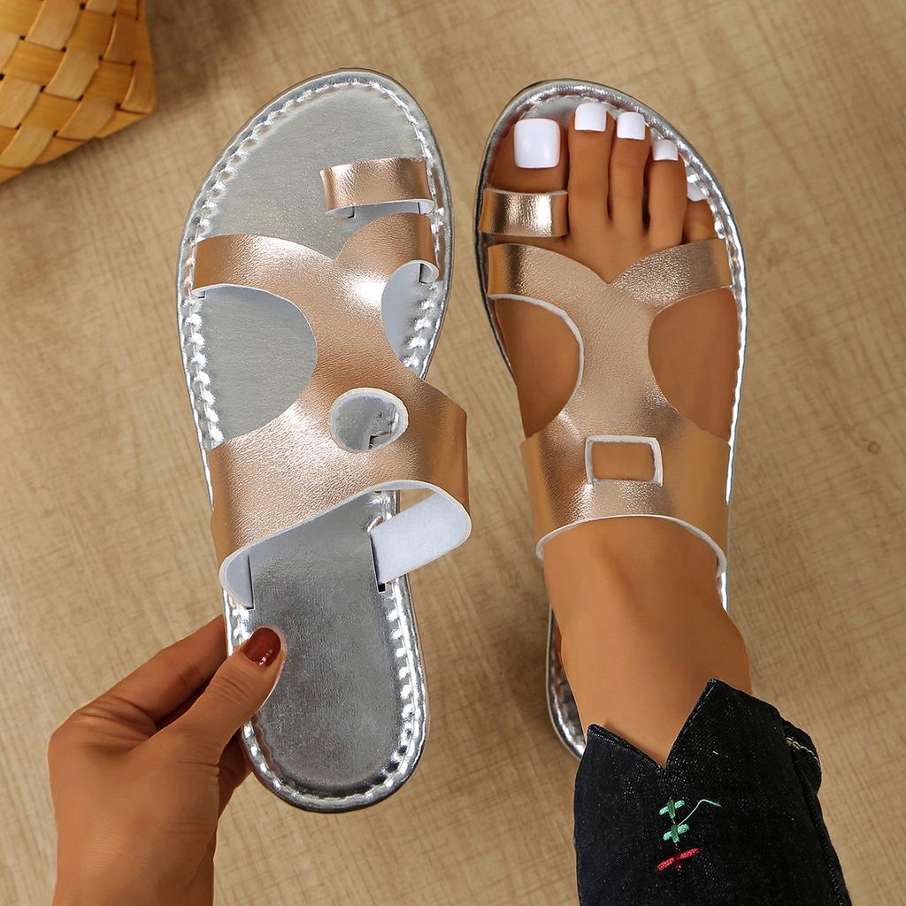 Новые большие размеры, простые повседневные тапочки на плоской подошве, классные тапочки, модные, универсальные, женские тапочки с мыском