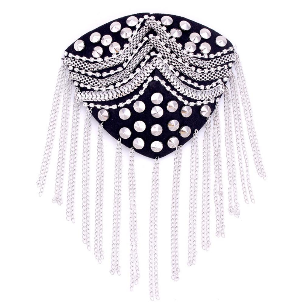 Brooch Fringe Shoulder Mark Rhinestone Theatre Armband Retro Shoulder Board  Cosplay