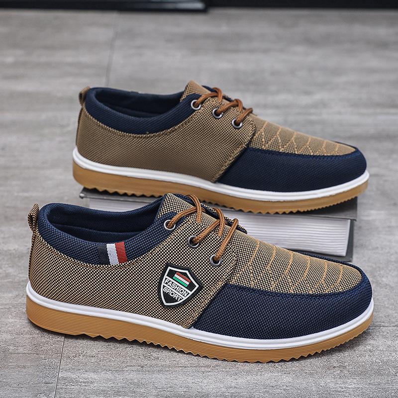 Мужские кроссовки, мужская парусиновая обувь, легкая спортивная парусиновая обувь для мужчин, рабочая обувь на шнуровке, zapatos baratos Liquidación envios gratis