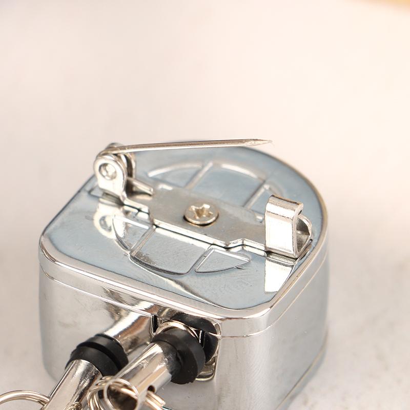 Металлическая выдвижная пряжка 25 мм, двойная выдвижная леска, защита от потери рыболовных снастей, наружная выдвижная легко выдвижная пряжка из сплава