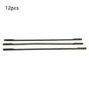 12Pcs Jig Saw Blade 18 Teeth Carbon Steel Reciprocating Saw for Wood Metal Cutting