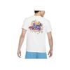 Nike Space Jam Graphic Print Crew Neck T-Shirt Men Tops White DH3826-100