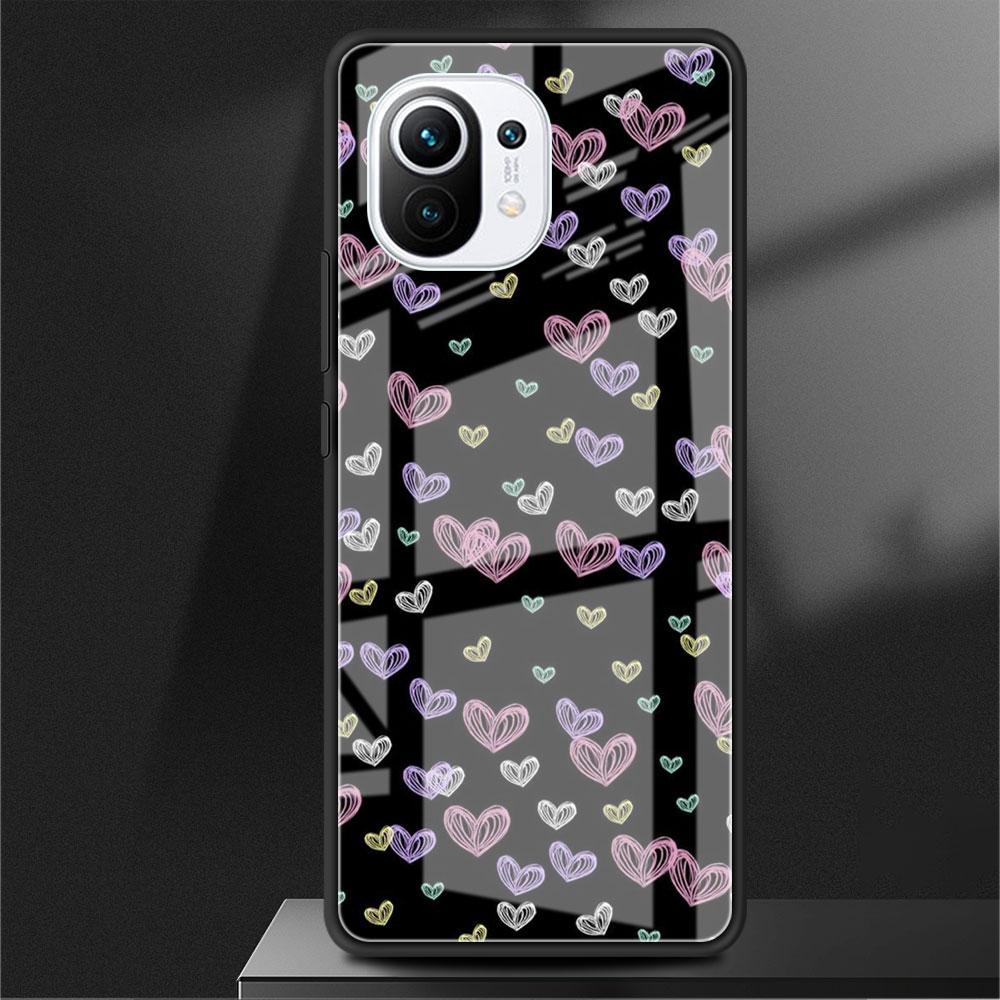 Moon Astronaut Glass Case For Xiaomi Poco X3 NFC 11 Lite 11T F3 M3 For Redmi Note 11 10 9 8 Pro 10S 9S 9A 9C Phone Cover
