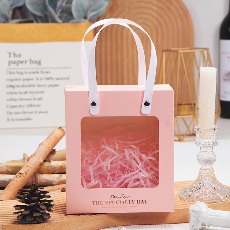 Elegant Transparent Souvenir Gift Bag: Light Luxury for Lipstick & Small Birthday Gifts