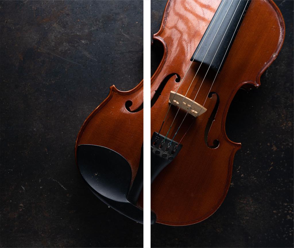 GLASS CUTTING BOARD 2x 30x52 MUSIC