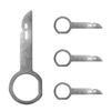 Radio Removal Tool Key, Car Radio Removal Tool Kit | 4 Pack Car Audio