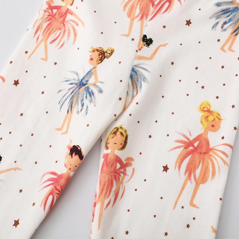 Леггинсы для девочек с рисунком из мультфильмов, детские длинные брюки, тонкие детские леггинсы