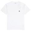 Carhartt WIP Карманная футболка SS21 Футболка с коротким рукавом и карманом с логотипом Мужские топы Белый CHXTEA171068F-WHX