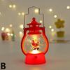 Светодиодный рождественский маленький ночник, портативный подвесной светильник на батарейках, праздничные рождественские украшения, декор Санта-Клауса