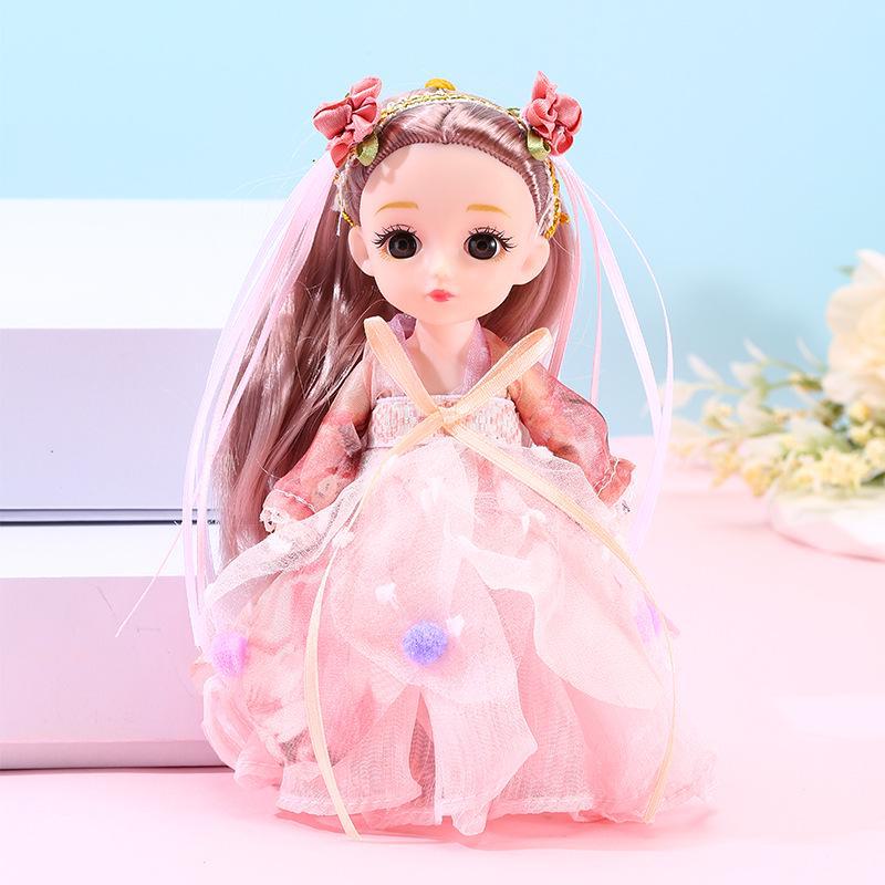 Кукла-наряд Бао Бэйди: Игрушка для девочек BJD 16 см с 13 шарнирами. Идеальный подарок на день рождения принцессы для детей.