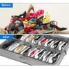 Under-Bed Shoes Storage Organizer Large Capacity Multiple Compartments Foldable Design Shoes Container