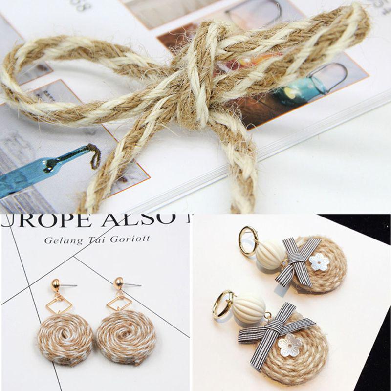 10m Natural Jute Twine Rope String Cord DIY Craft Burlap Wedding Scrapbooking