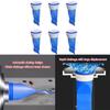 6 Pack Shower Floor Drain Core Backflow Preventer One Way Valve Adjustable Silicone Sink Floor Drain Trap for Pipes Tube