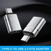 XQ-ZH009 USB 3.0 Type-C OTG Adapter Type-C USB-C Male To USB Female Converter Connector for Laptop PC