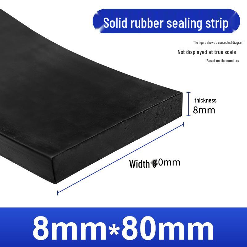 Nitrile Rubber Strip: Oil & Pressure-Resistant Shock Absorbing Glass Pad for Sealing & Joint Support