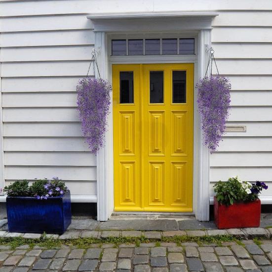 Искусственные подвесные цветы для улицы, устойчивые к ультрафиолетовому излучению, искусственные лозы с цветами, устойчивые к погодным условиям