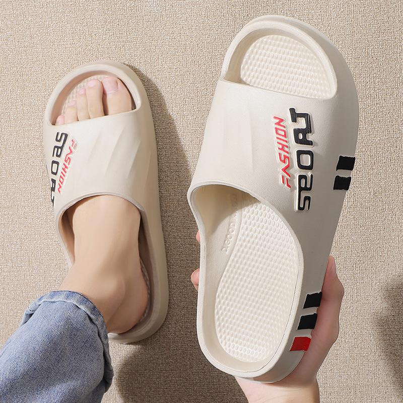 EVA Slippers Men's 2025 New Indoor Home and Outdoor Thick Bottom Massage Comfortable Couple Cool Slippers Women