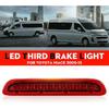 AIVYNA 12 LED Third Brake Light Rear Tail Stop Light High Mount Brake Lamp for Toyota Hiace Commuter 2005-2013