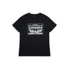 Футболка с коротким рукавом и круглым вырезом Levis Letter Logo Print, мужская, черная 22495-0041