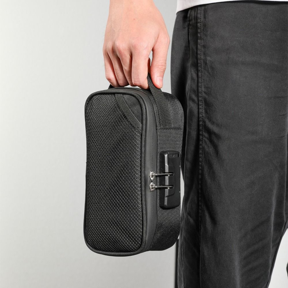 Водонепроницаемый Большой Непроницаемый для запахов Мешочек Портативный Ящик для лекарств с замком Легкий в использовании Органайзер для трубок Путешествия