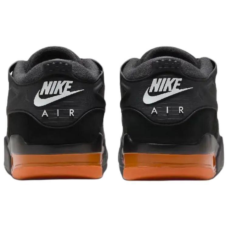 Jordan Air Jordan 4 Нескользящие Устойчивые к истиранию Низкие Винтажные Баскетбольные Кроссовки Унисекс Черные HF8126-001