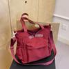 Сумка Многофункциональная сумка 2025 Новая Большая вместимость Студенческая Класс Простая, Модная Универсальная Сумка-тоут большой вместимости