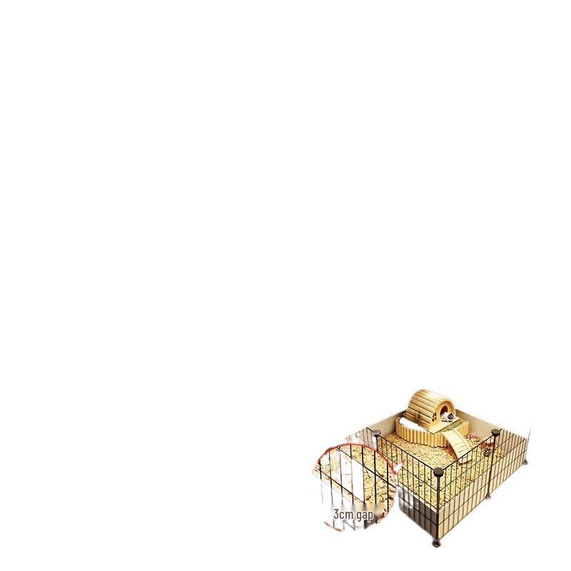 Вольер и домашняя вилла для морской свинки - Очень большая клетка с местом для хранения