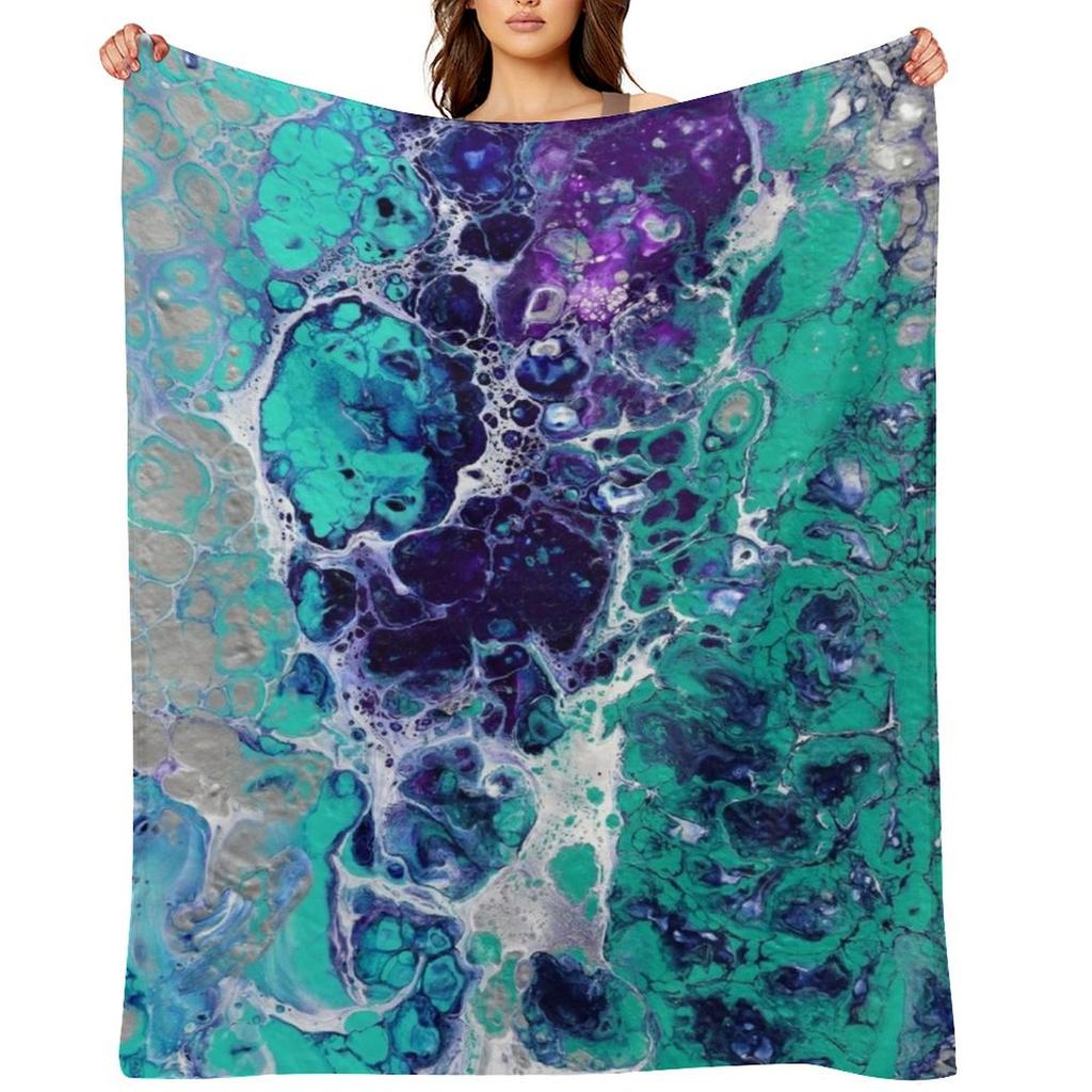 K?r?l Reef Throw Blanket warm for winter Soft Luxury Throw Beautifuls Blankets