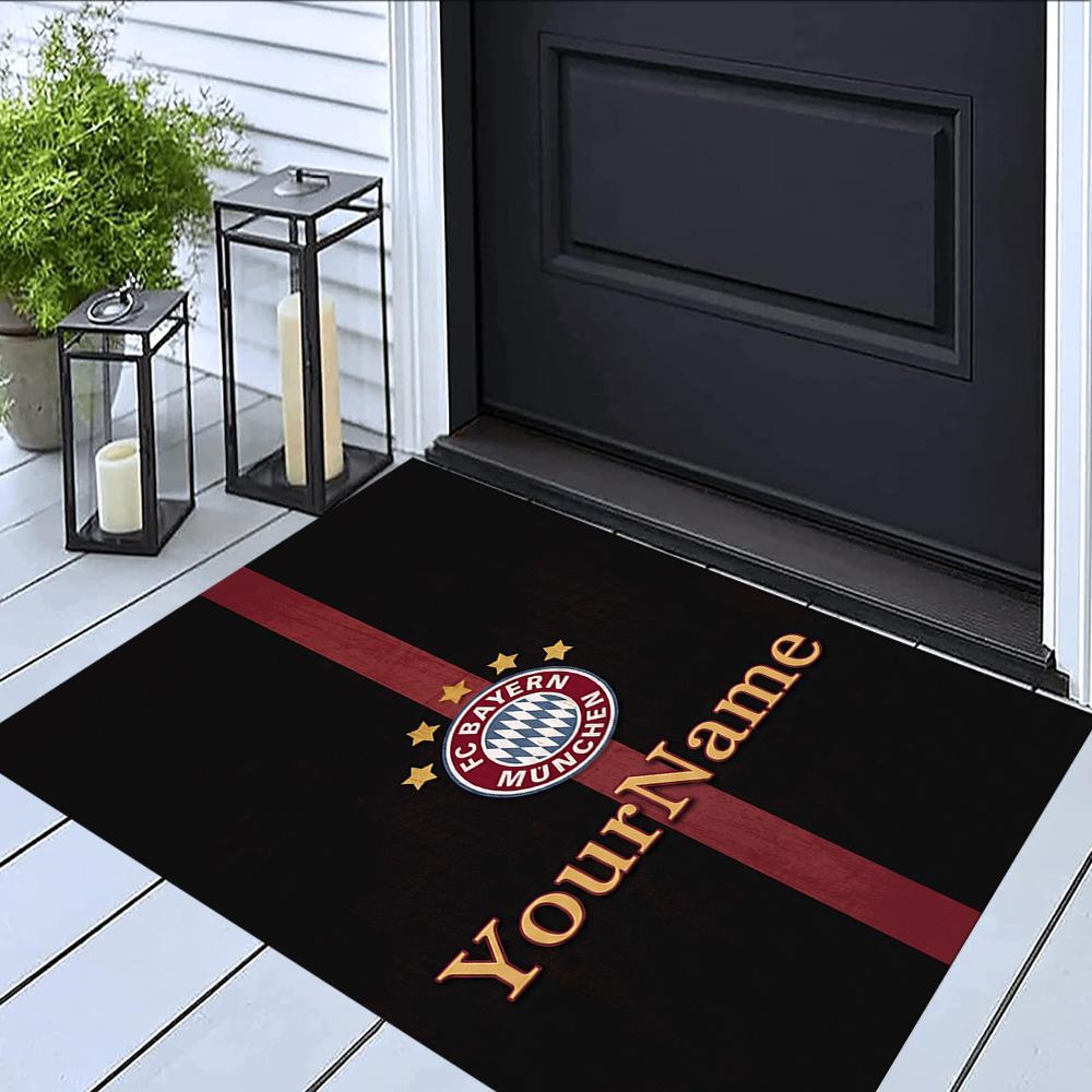 Fc Bayern München Customize your name rug, office chair cushion, home bedroom living room gift.